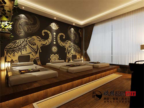 银川酒店宾馆装装修|银川餐厅装修