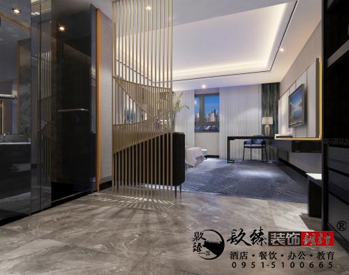 银川酒店宾馆装装修|银川餐厅装修