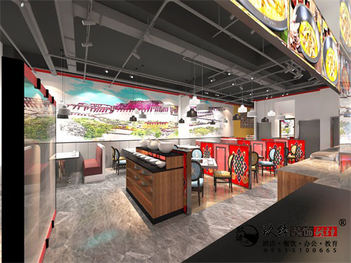 [prov_or_city]火锅店设计效果图|镹臻设计