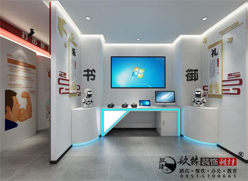 银川校园文化展厅设计效果图|镹臻设计