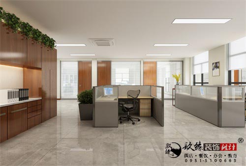 银川办公设计效果图|镹臻设计