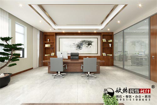 银川办公设计效果图|镹臻设计