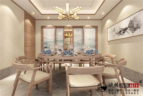 银川餐厅设计效果图|镹臻设计