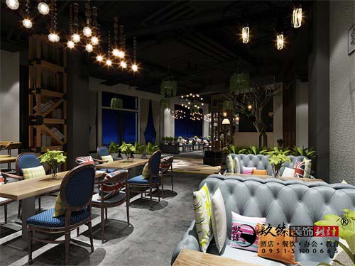 银川餐厅设计效果图|镹臻设计