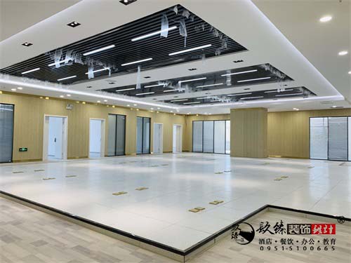 银川办公楼装修实景|镹臻装饰