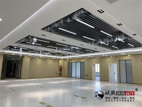 银川办公楼装修实景|镹臻装饰