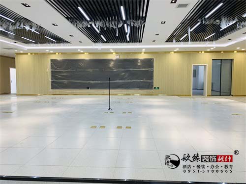 银川办公楼装修实景|镹臻装饰