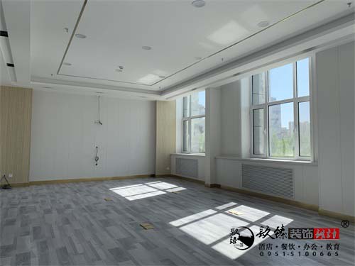 银川办公楼装修实景|镹臻装饰