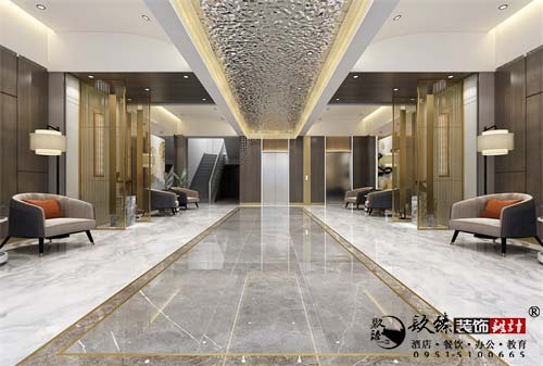 银川宴会餐厅设计效果图|镹臻设计