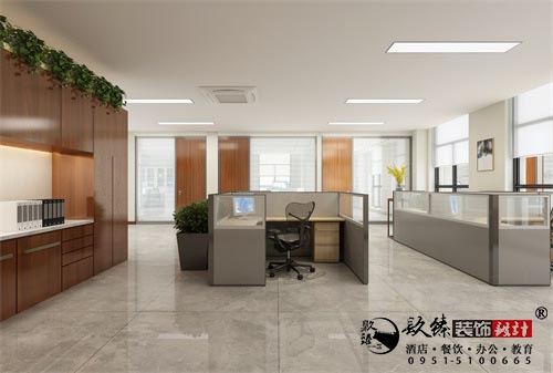 银川办公设计效果图|镹臻设计