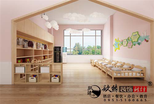 银川幼儿园装修设计效果图|镹臻设计