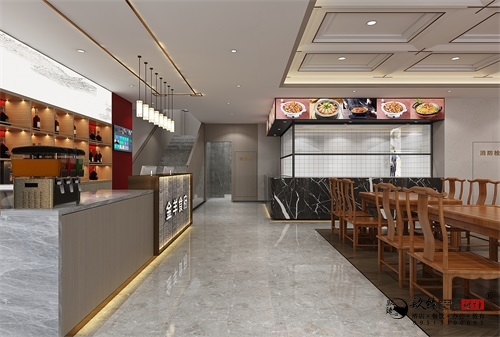 银川中餐厅装修设计效果图|镹臻设计