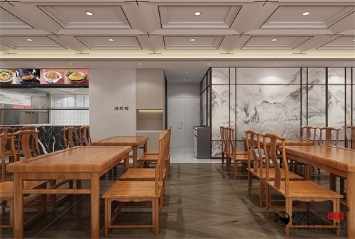 银川中餐厅装修设计效果图|镹臻设计