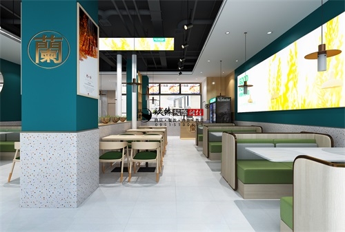 银川餐厅装修设计效果图|镹臻设计