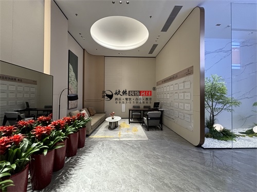 银川售楼部展厅装修设计项目|镹臻装饰