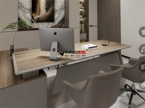 银川办公室设计装修项目|镹臻装饰