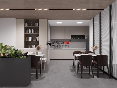 银川地产办公楼设计装修项目|镹臻装饰