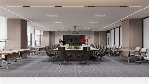 银川地产办公楼设计装修项目|镹臻装饰