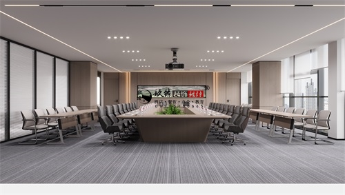 银川地产办公楼设计装修项目|镹臻装饰