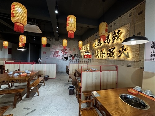 银川火锅店设计装修项目|镹臻装饰