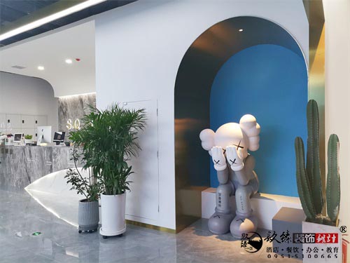 银川美业中心设计装修项目|镹臻装饰