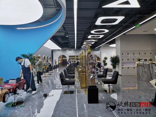 银川美业中心设计装修项目|镹臻装饰