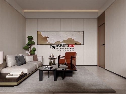 银川办公室装修设计项目|镹臻设计