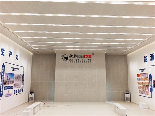 银川办公楼展厅装修设计项目|镹臻设计
